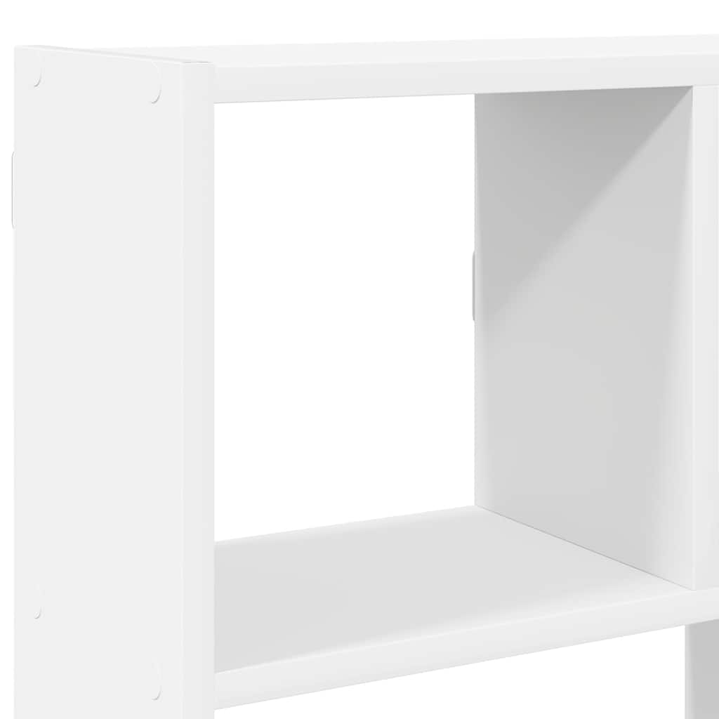 Wall Cube Shelf 12 Compartments White Engineered Wood