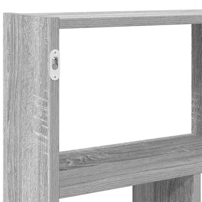 Wall Cube Shelf 12 Compartments Grey Sonoma Engineered Wood