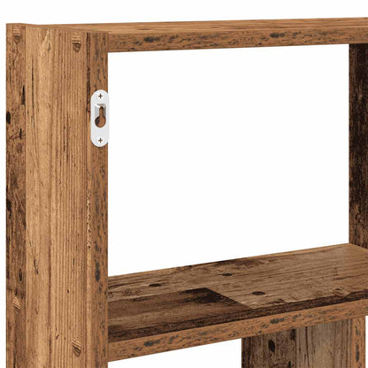 Wall Cube Shelf 12 Compartments Old Wood Engineered Wood