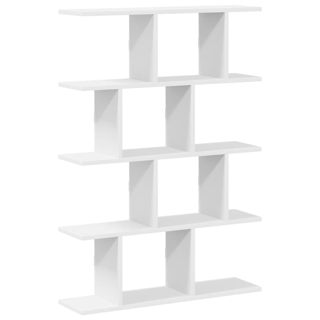 Wall Cube Shelf 12 Compartments White Engineered Wood