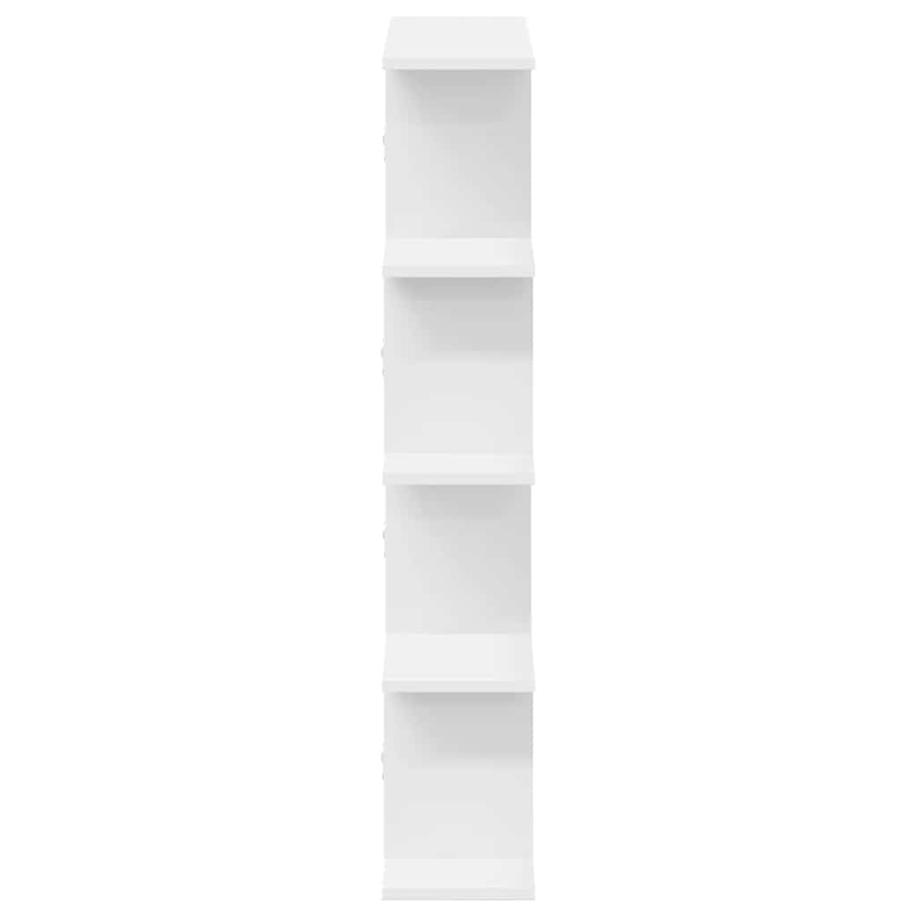 Wall Cube Shelf 12 Compartments White Engineered Wood