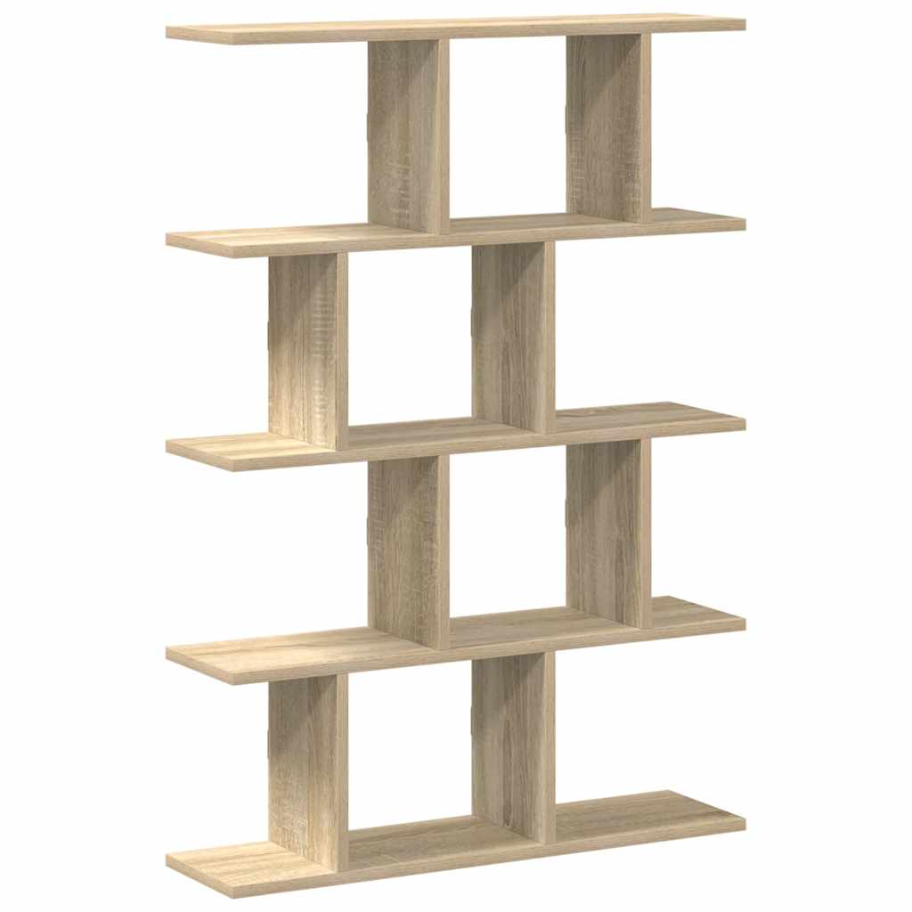 Wall Cube Shelf 12 Compartments Sonoma Oak Engineered Wood