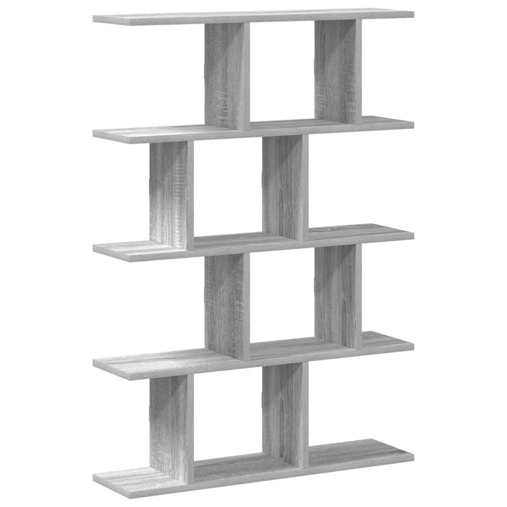 Wall Cube Shelf 12 Compartments Grey Sonoma Engineered Wood