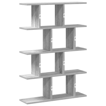 Wall Cube Shelf 12 Compartments Grey Sonoma Engineered Wood