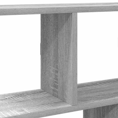 Wall Cube Shelf 12 Compartments Grey Sonoma Engineered Wood