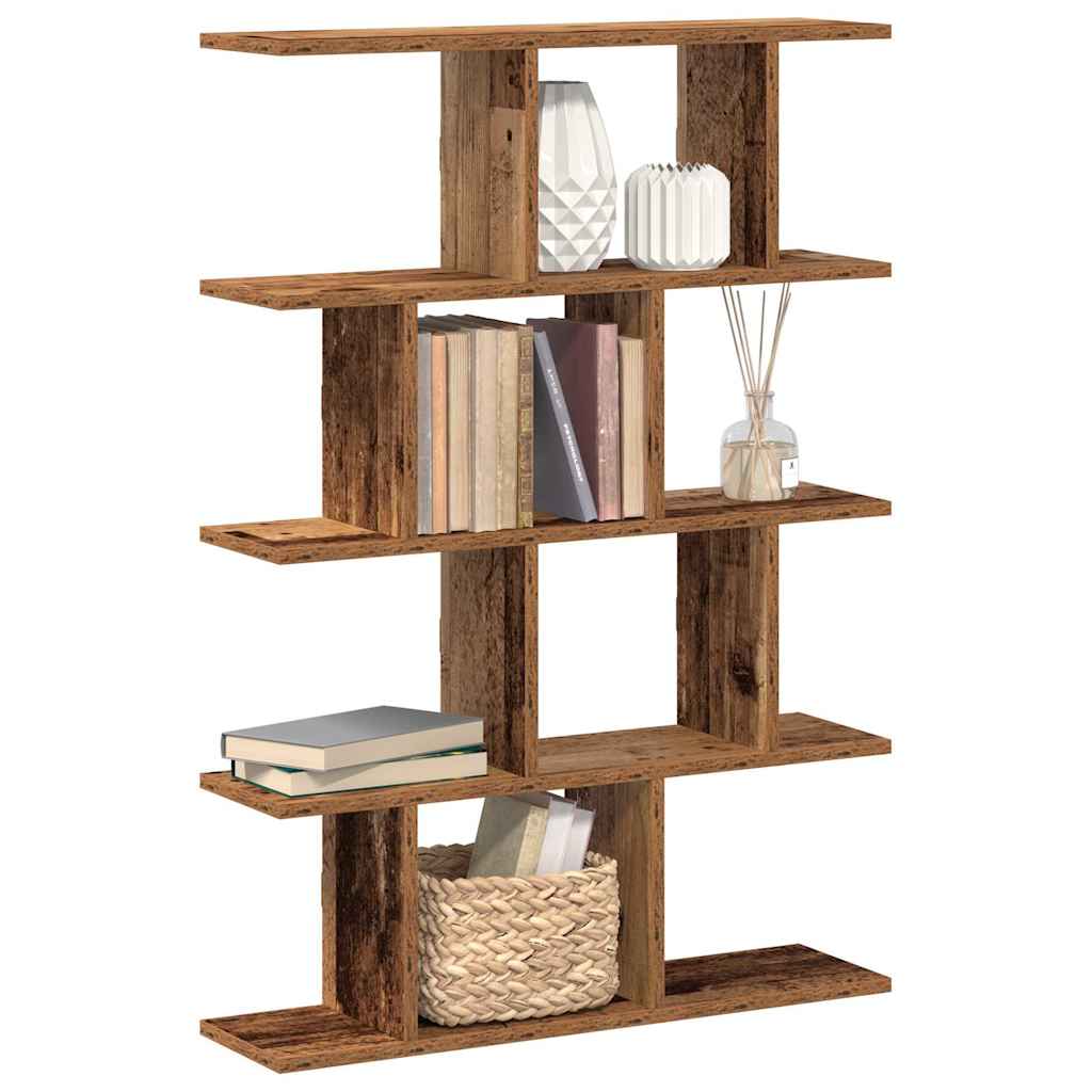 Wall Cube Shelf 12 Compartments Old Wood Engineered Wood