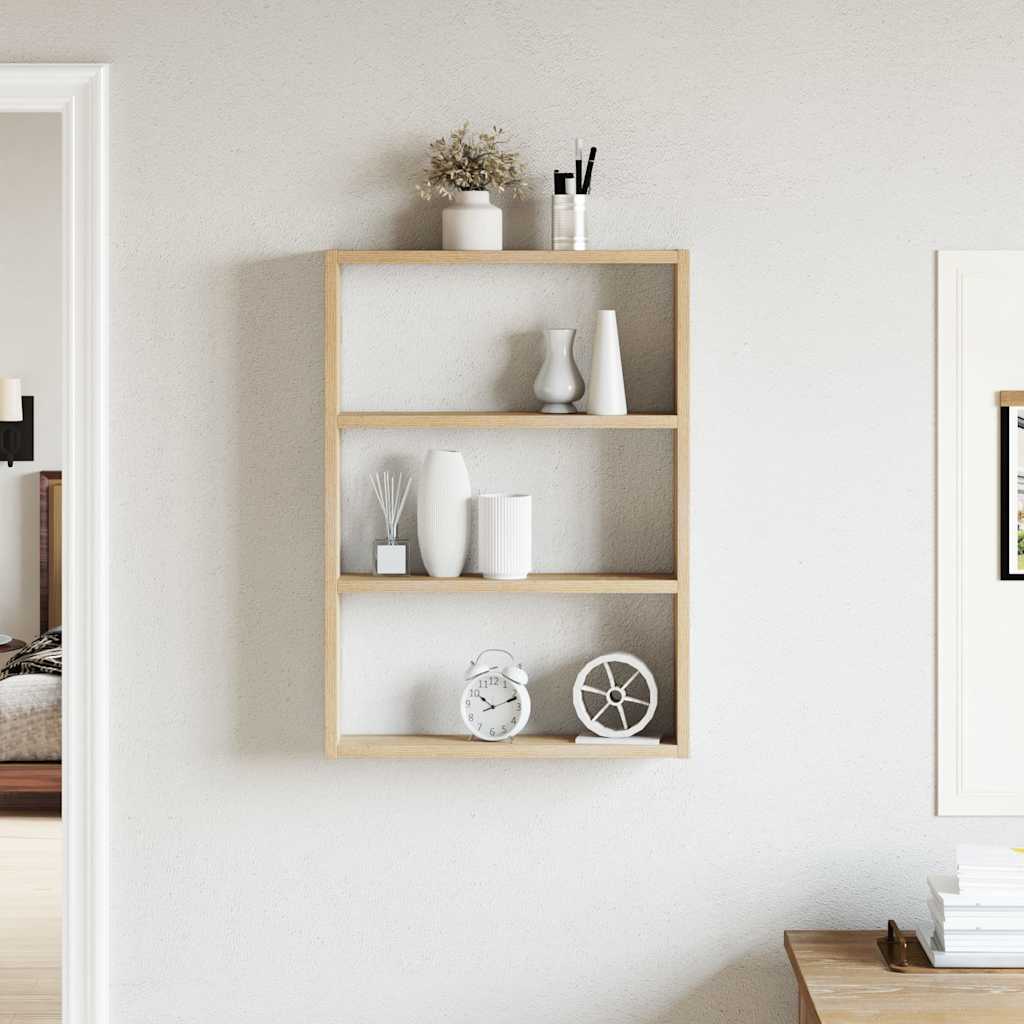 Wall Shelf Sonoma Oak 43x9x60 cm Engineered Wood