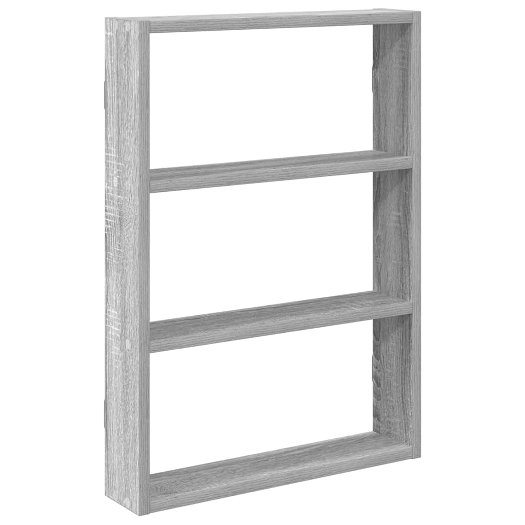 Wall Shelf Grey Sonoma 43x9x60 cm Engineered Wood