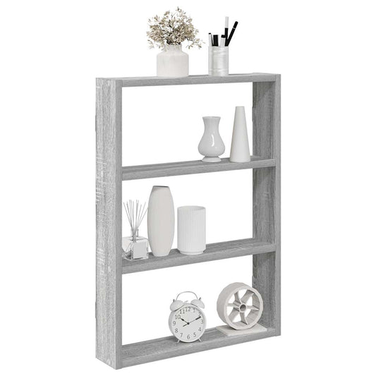 Wall Shelf Grey Sonoma 43x9x60 cm Engineered Wood