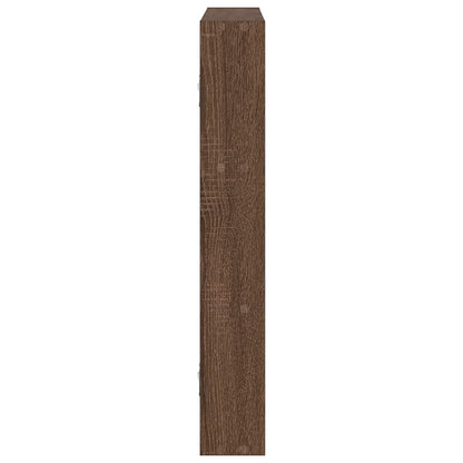 Wall Shelf Brown Oak 43x9x60 cm Engineered Wood