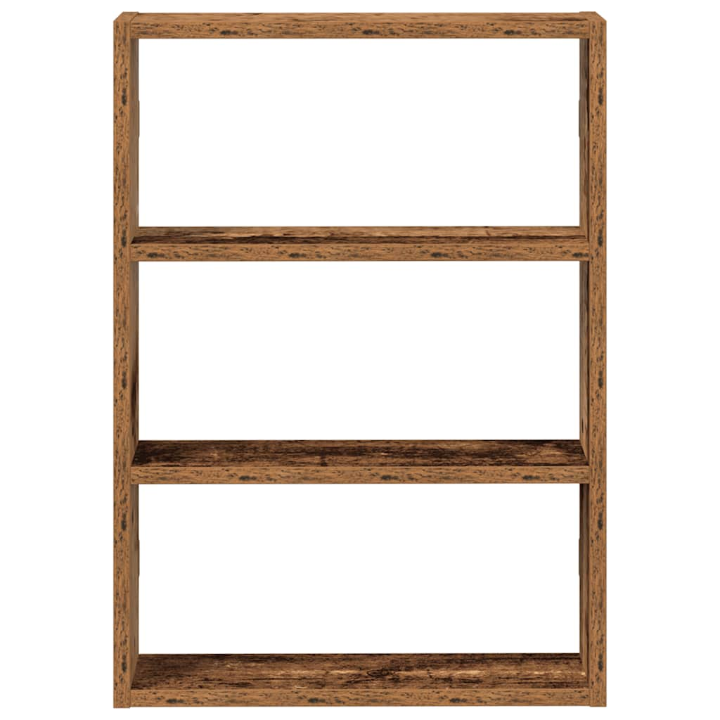 Wall Shelf Old Wood 43x9x60 cm Engineered Wood