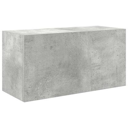 Bathroom Wall Cabinet Concrete Grey 60x25x30 cm Engineered Wood