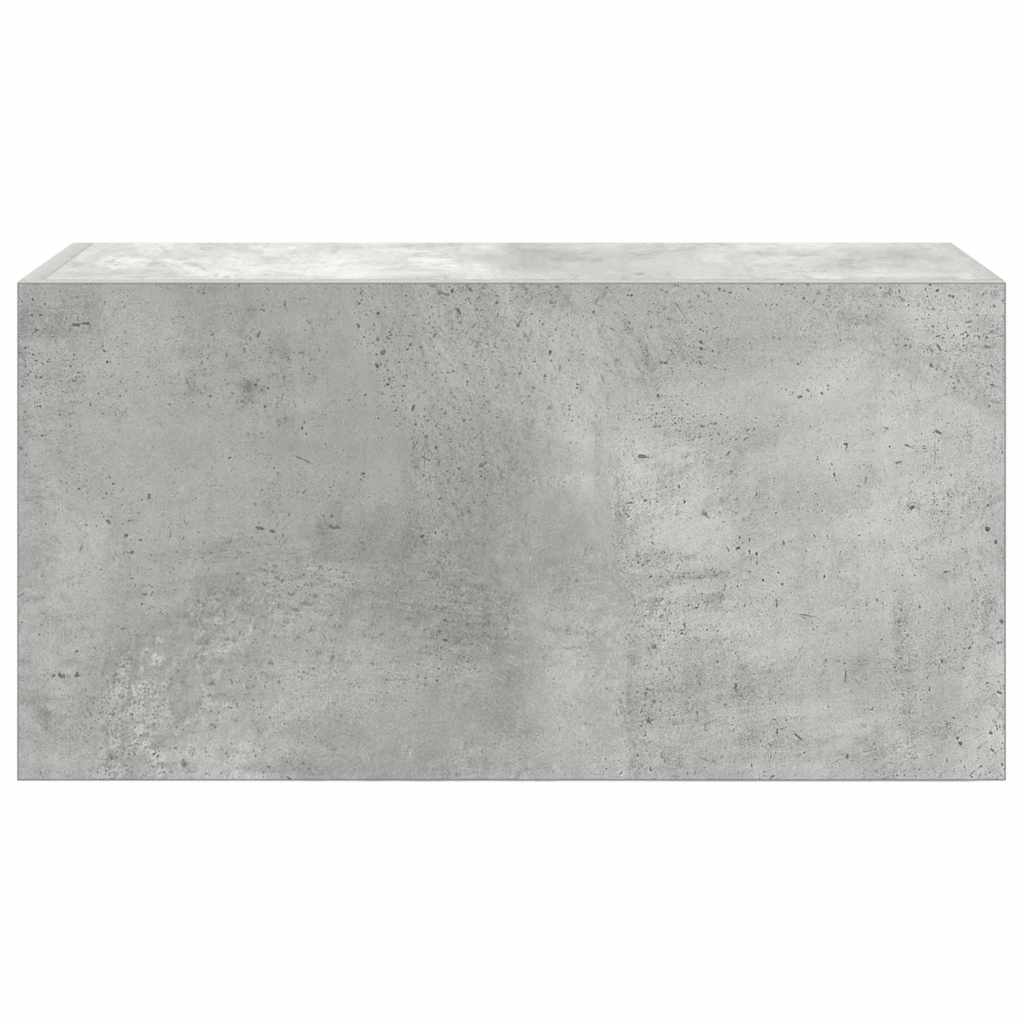 Bathroom Wall Cabinet Concrete Grey 60x25x30 cm Engineered Wood