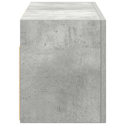 Bathroom Wall Cabinet Concrete Grey 60x25x30 cm Engineered Wood