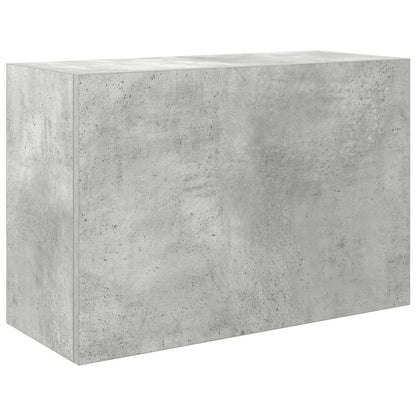 Bathroom Wall Cabinet Concrete Grey 60x25x40 cm Engineered Wood