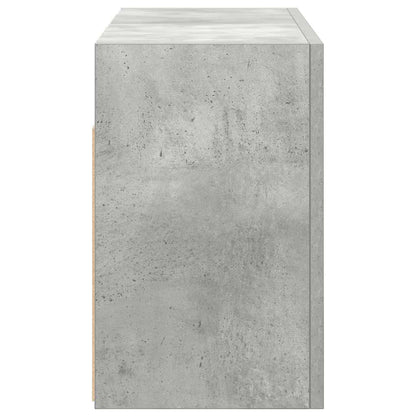 Bathroom Wall Cabinet Concrete Grey 60x25x40 cm Engineered Wood