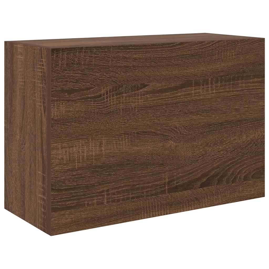 Bathroom Wall Cabinet Brown Oak 60x25x40 cm Engineered Wood