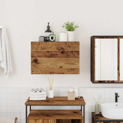 Bathroom Wall Cabinet Old Wood 60x25x40 cm Engineered Wood