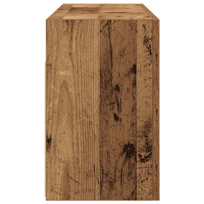 Bathroom Wall Cabinet Old Wood 80x25x40 cm Engineered Wood