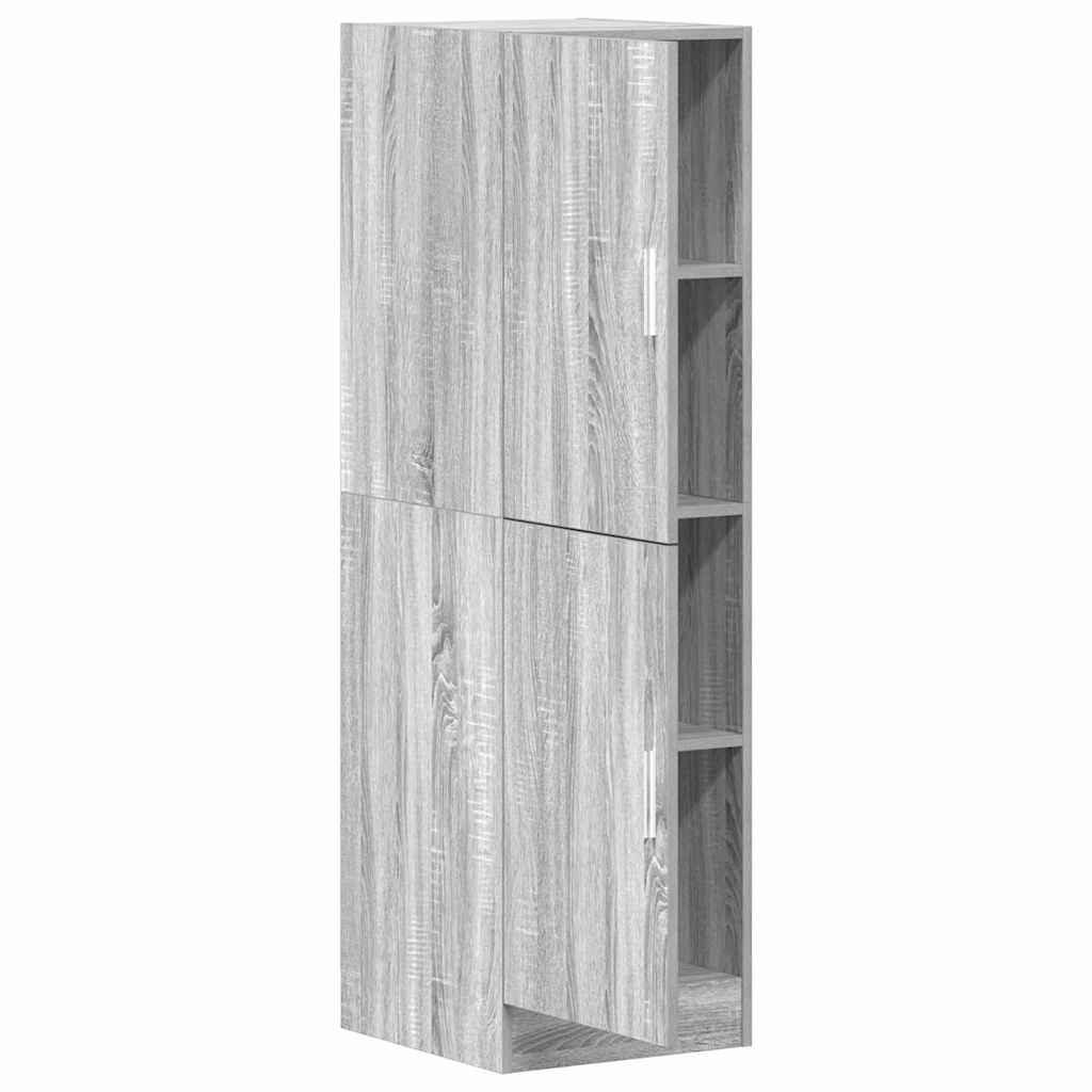 Kitchen Cabinet Grey Sonoma 38x41.5x131.5 cm Engineered Wood