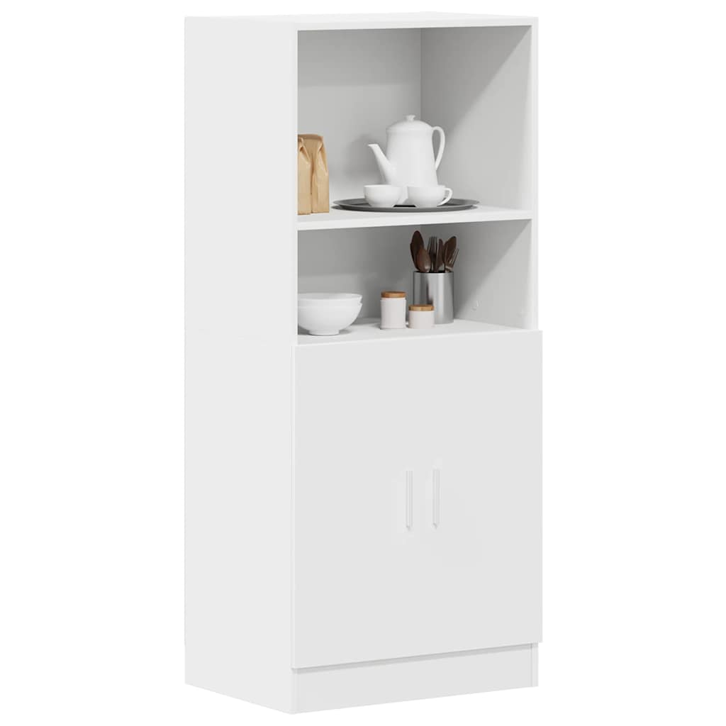 Kitchen Cabinet White 57x41.5x131.5 cm Engineered Wood