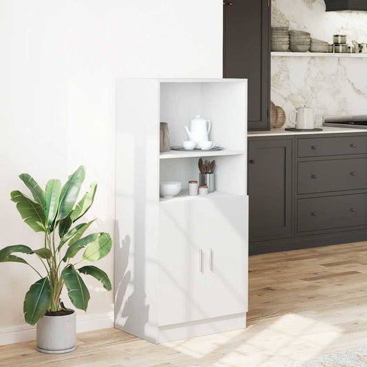 Kitchen Cabinet White 57x41.5x131.5 cm Engineered Wood