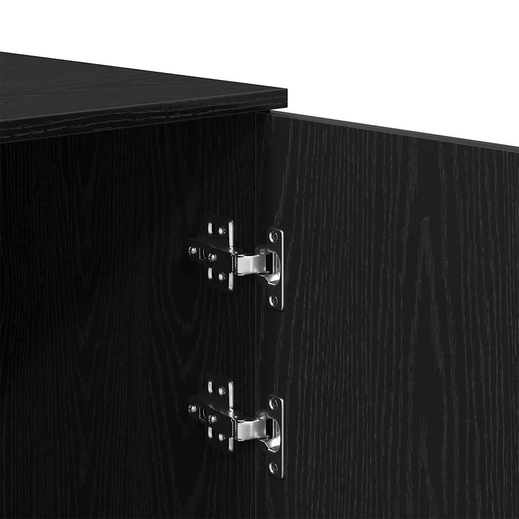 Storage Cabinet Black 40x45x103.5 cm Engineered Wood