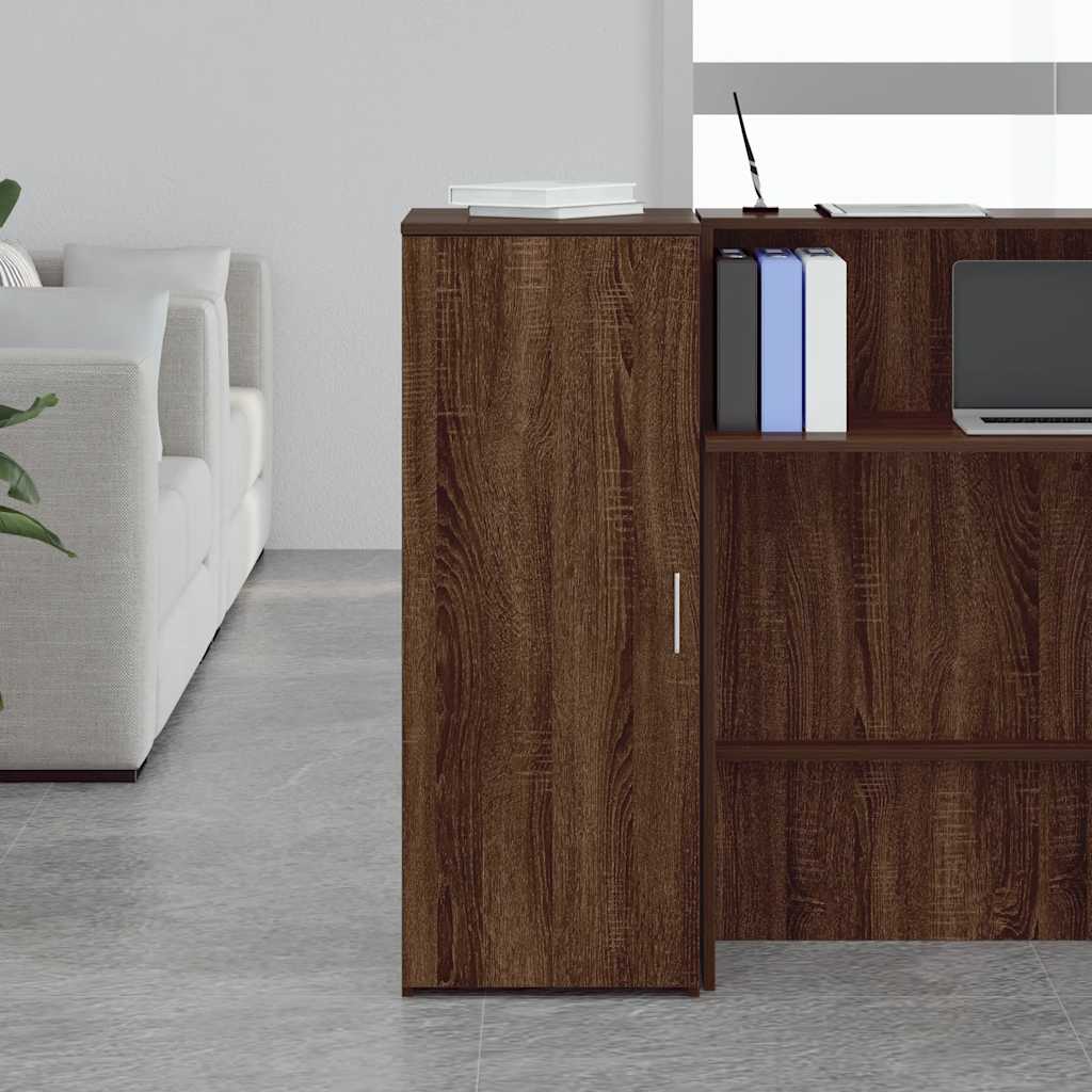 Storage Cabinet Brown Oak 40x45x103.5 cm Engineered Wood