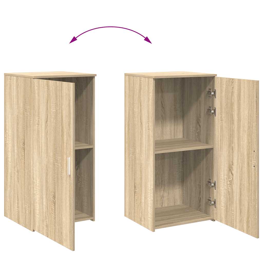 Storage Cabinet Sonoma Oak 50x45x103.5 cm Engineered Wood