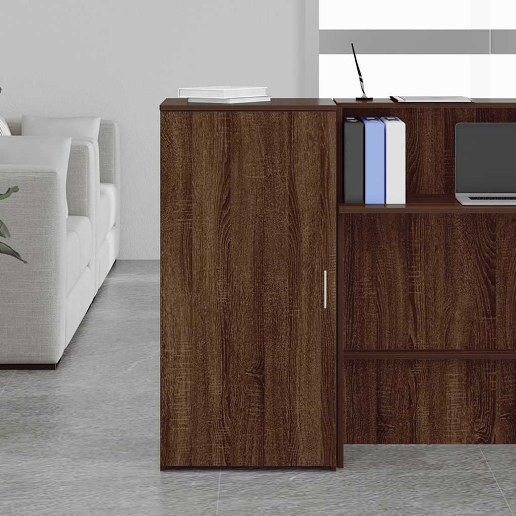 Storage Cabinet Brown Oak 50x45x103.5 cm Engineered Wood