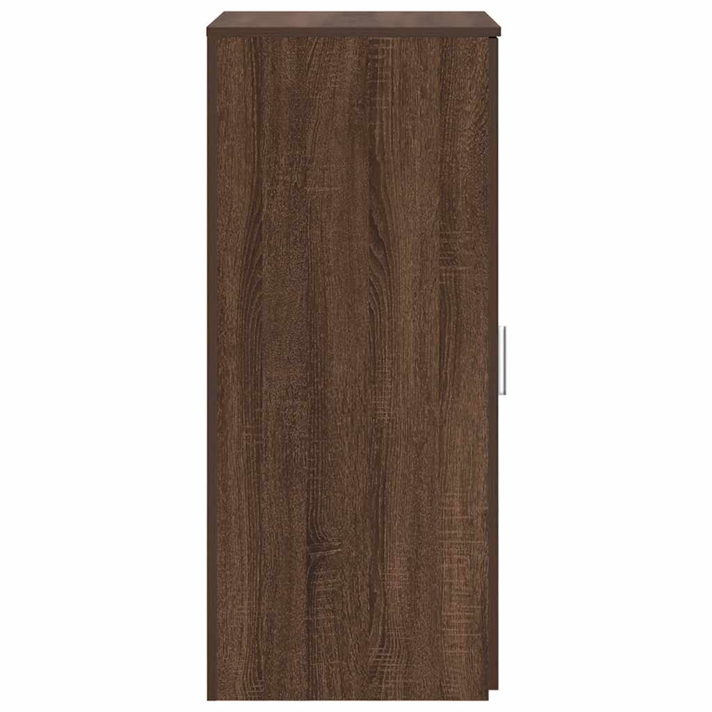 Storage Cabinet Brown Oak 50x45x103.5 cm Engineered Wood