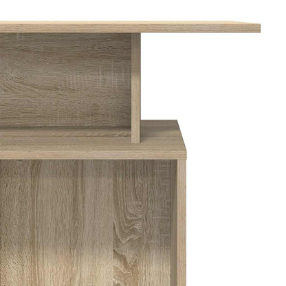 Reception Desk Sonoma Oak 100x40x104 cm Engineered Wood