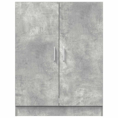 Washing Machine Cabinets 2 pcs Concrete Grey Engineered wood