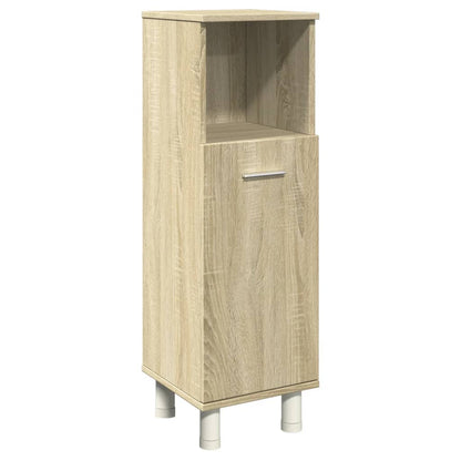 4 Piece Bathroom Furniture set Sonoma Oak Engineered Wood