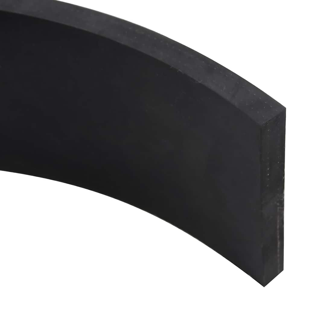 Rubber Edge for Snow Plow Black 100x10x1 cm