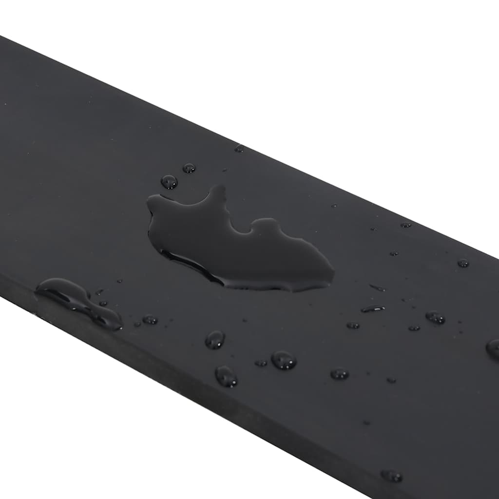 Rubber Edge for Snow Plow Black 100x10x1 cm