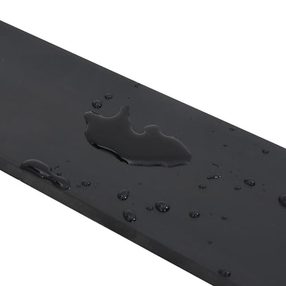 Rubber Edge for Snow Plow Black 100x10x1 cm