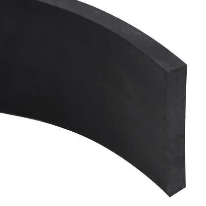 Rubber Edge for Snow Plow Black 180x10x1 cm