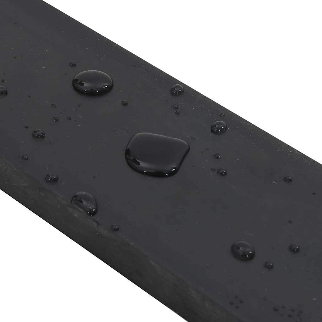 Rubber Edge for Snow Plow Black 80x10x2 cm