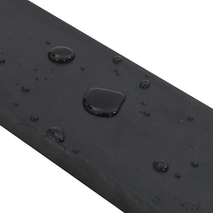 Rubber Edge for Snow Plow Black 150x10x2 cm