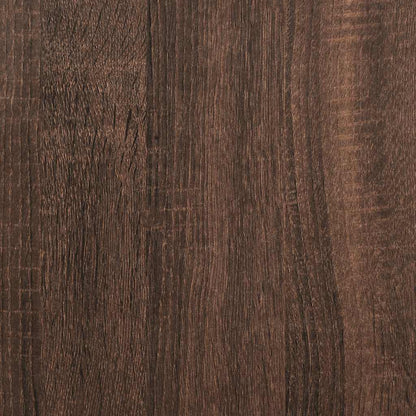 Book Cabinet Brown Oak 66x31x80 cm Engineered Wood