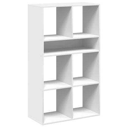 Book Cabinet White 66x31x112 cm Engineered Wood