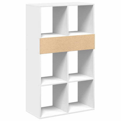 Book Cabinet White 66x31x112 cm Engineered Wood