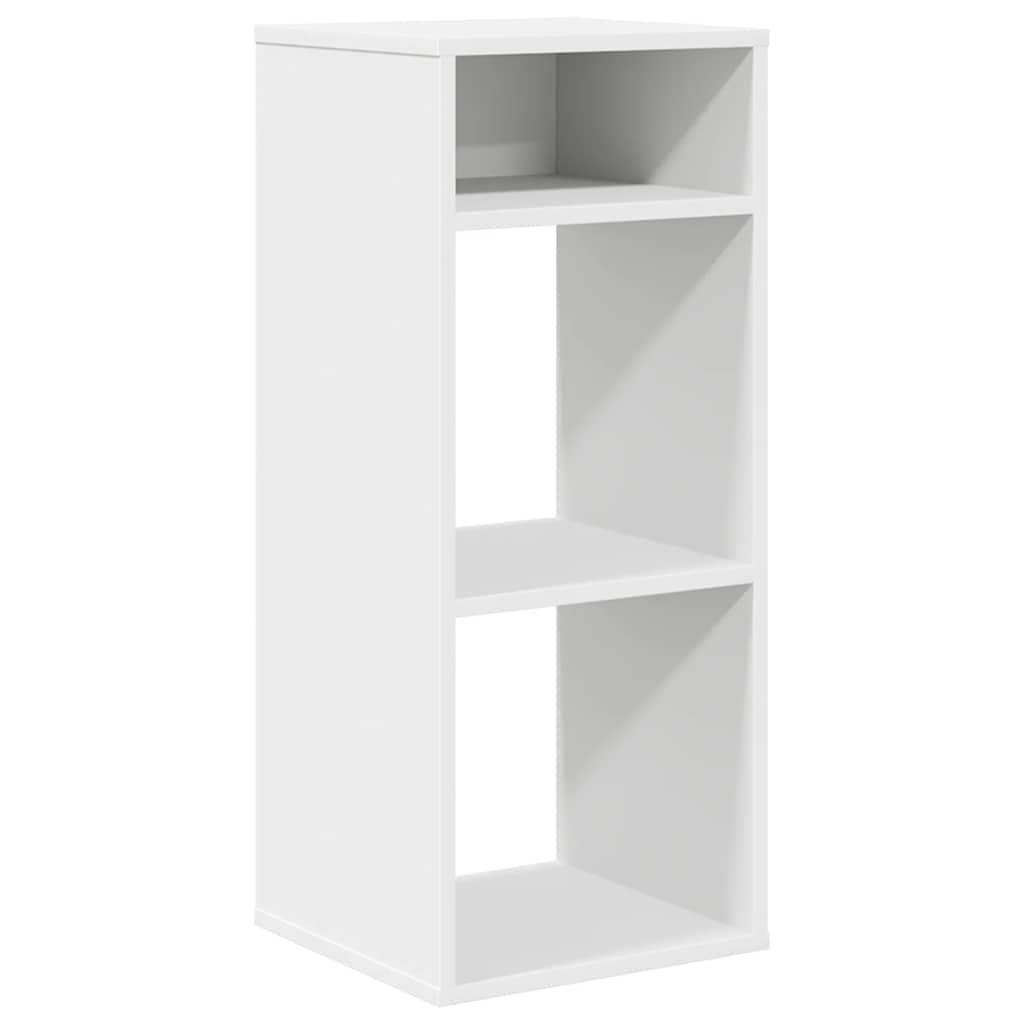 Book Cabinet White 34x31x80 cm Engineered Wood