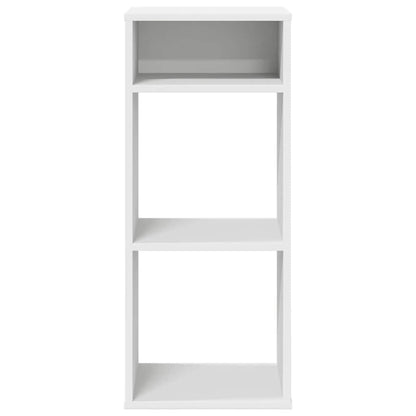 Book Cabinet White 34x31x80 cm Engineered Wood