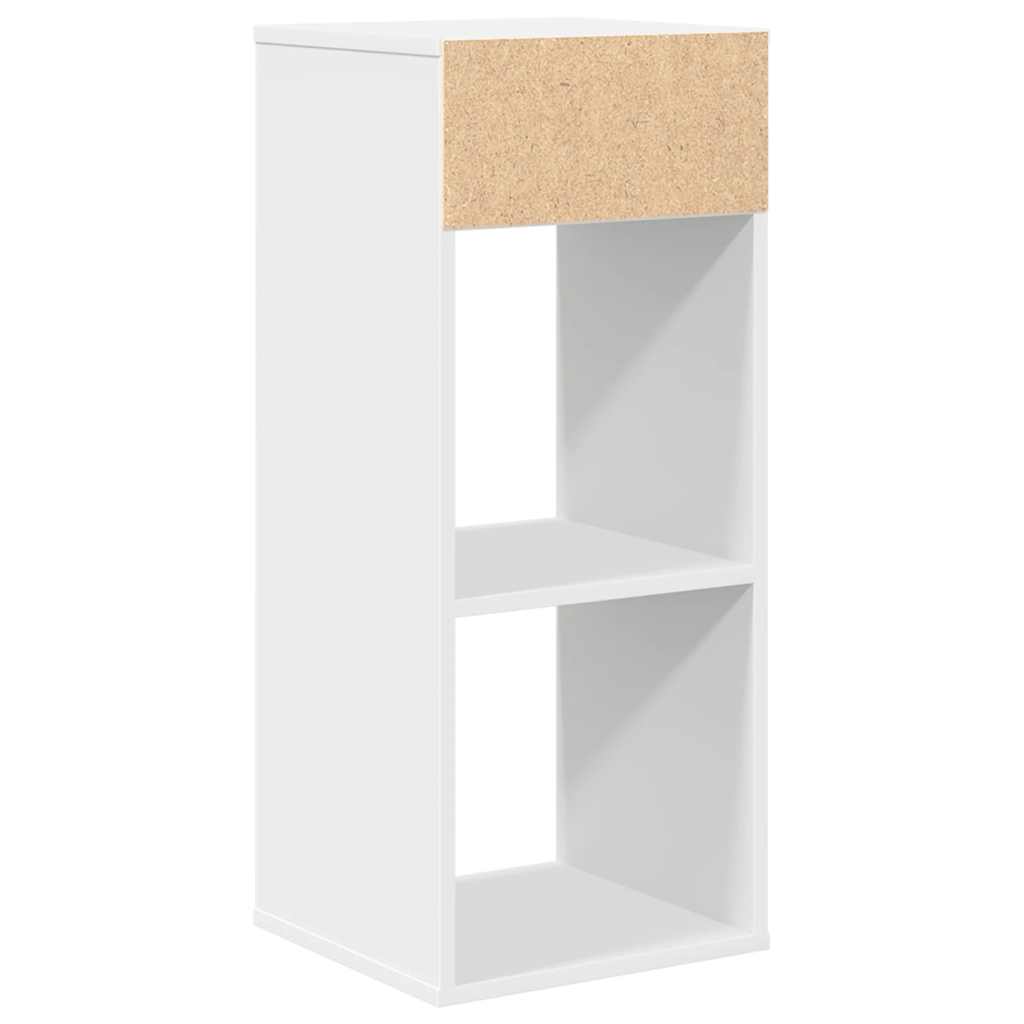 Book Cabinet White 34x31x80 cm Engineered Wood