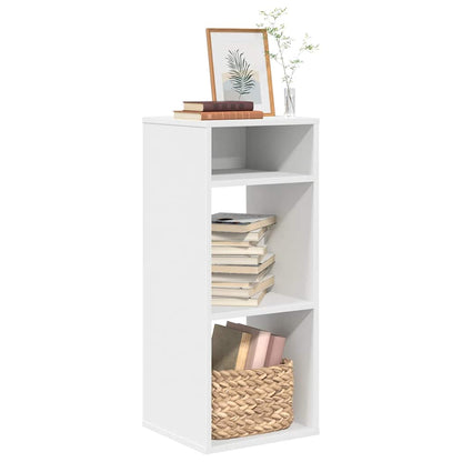 Book Cabinet White 34x31x80 cm Engineered Wood