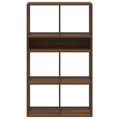 Book Cabinet Brown Oak 66x31x112 cm Engineered Wood