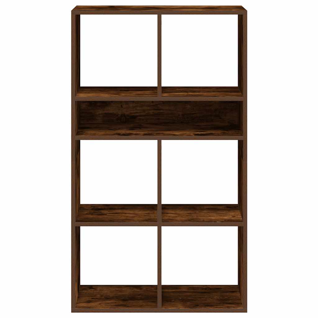 Book Cabinet Smoked Oak 66x31x112 cm Engineered Wood