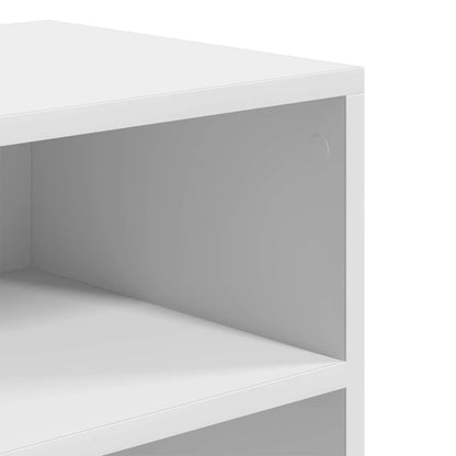 Book Cabinet White 60x30x71.5 cm Engineered Wood